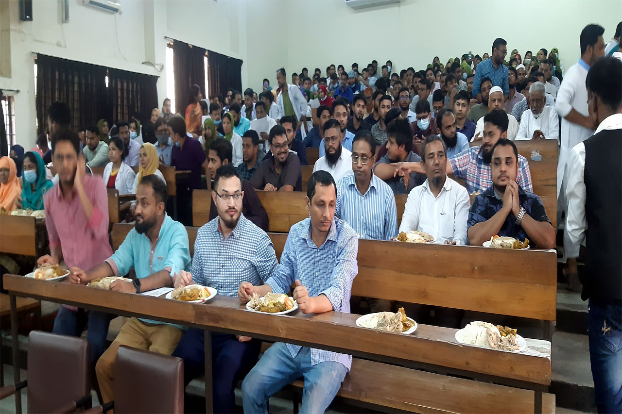 The celebration for VALIANT WARRIORS (those who worked relentlessly and selflessly during COVID-19 AND the recent Flood situation in Sylhet) and a GRANT PARTY held on today,28.07.2022 from 1.00 PM.    