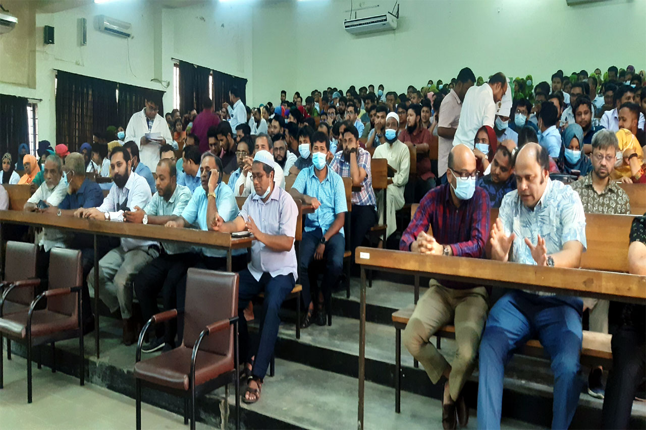 The celebration for VALIANT WARRIORS (those who worked relentlessly and selflessly during COVID-19 AND the recent Flood situation in Sylhet) and a GRANT PARTY held on today,28.07.2022 from 1.00 PM.    