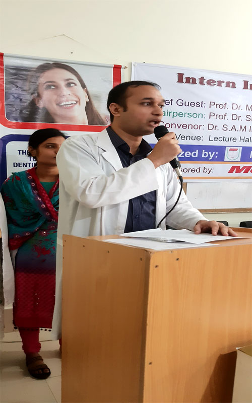 নর্থ ইস্ট মেডিকেল কলেজ ডেন্টাল ইউনিটের ৩য় ব্যাচের ইন্টার্ণ ইন্ডাকশন প্রোগ্রাম