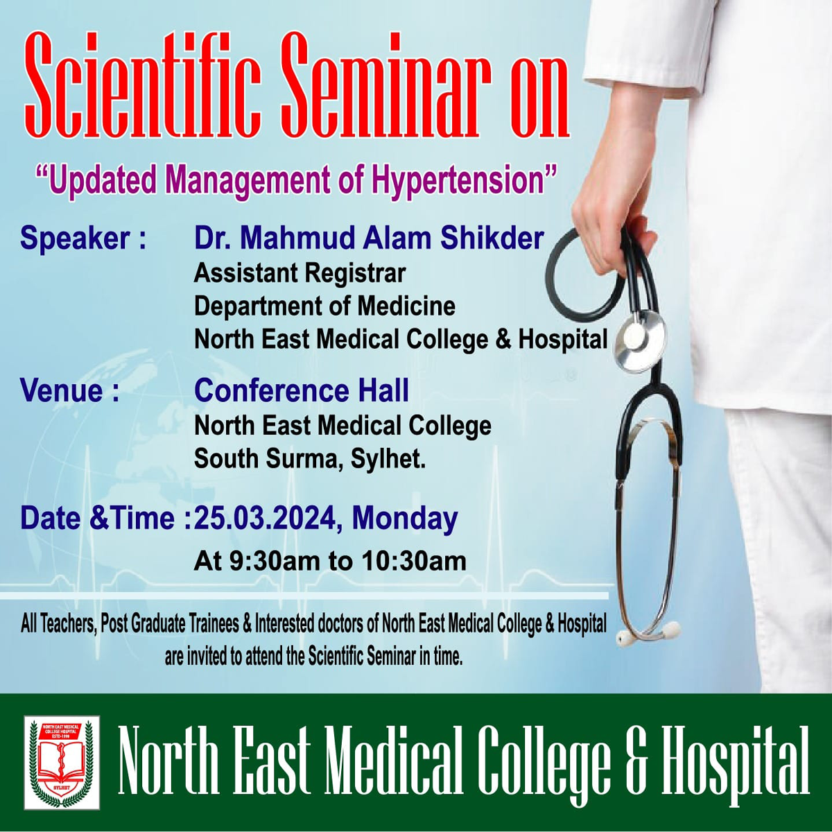 Scientific Seminar on Updated Management of Hypertension